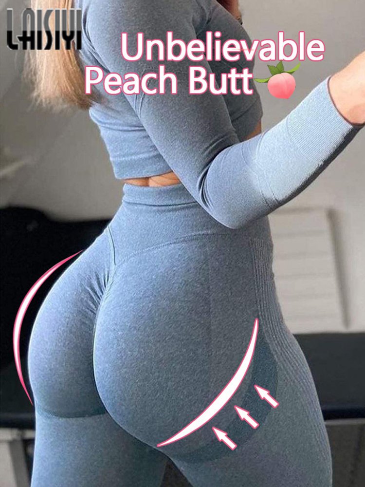 Women's Sets Skinny Tracksuit Breathable Bra Long Sleeve Top Seamless Outfits High Waist Push Up Leggings Gym Clothes Sport Suit 4 Women's Sets Skinny Tracksuit Breathable Bra Long Sleeve Top Seamless Outfits High Waist Push Up Leggings Gym Clothes Sport Suit 4