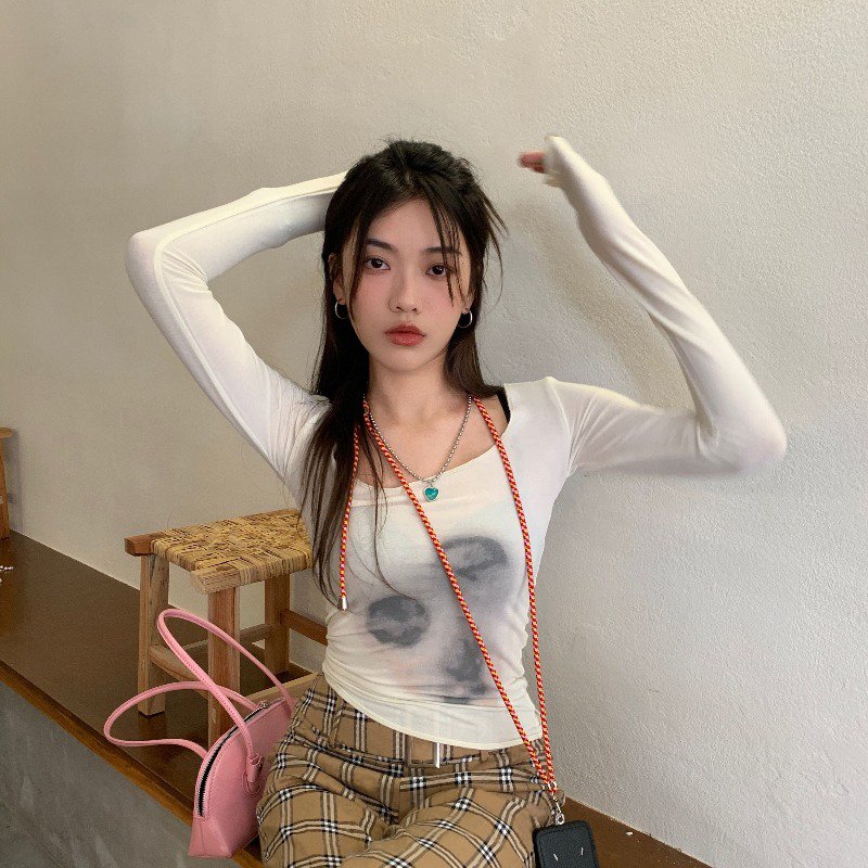 Tonngirls Sexy See Through Mesh Tops Thin Slim Semitransparent Top Tie Dye Grunge Aesthetic T-shirts Women Chic Clubwear Graphic 5 Tonngirls Sexy See Through Mesh Tops Thin Slim Semitransparent Top Tie Dye Grunge Aesthetic T-shirts Women Chic Clubwear Graphic 5